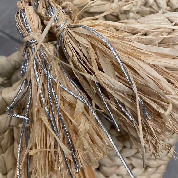 Barney's New York Natural Woven Straw Tote Bag - Picture 3 of 9